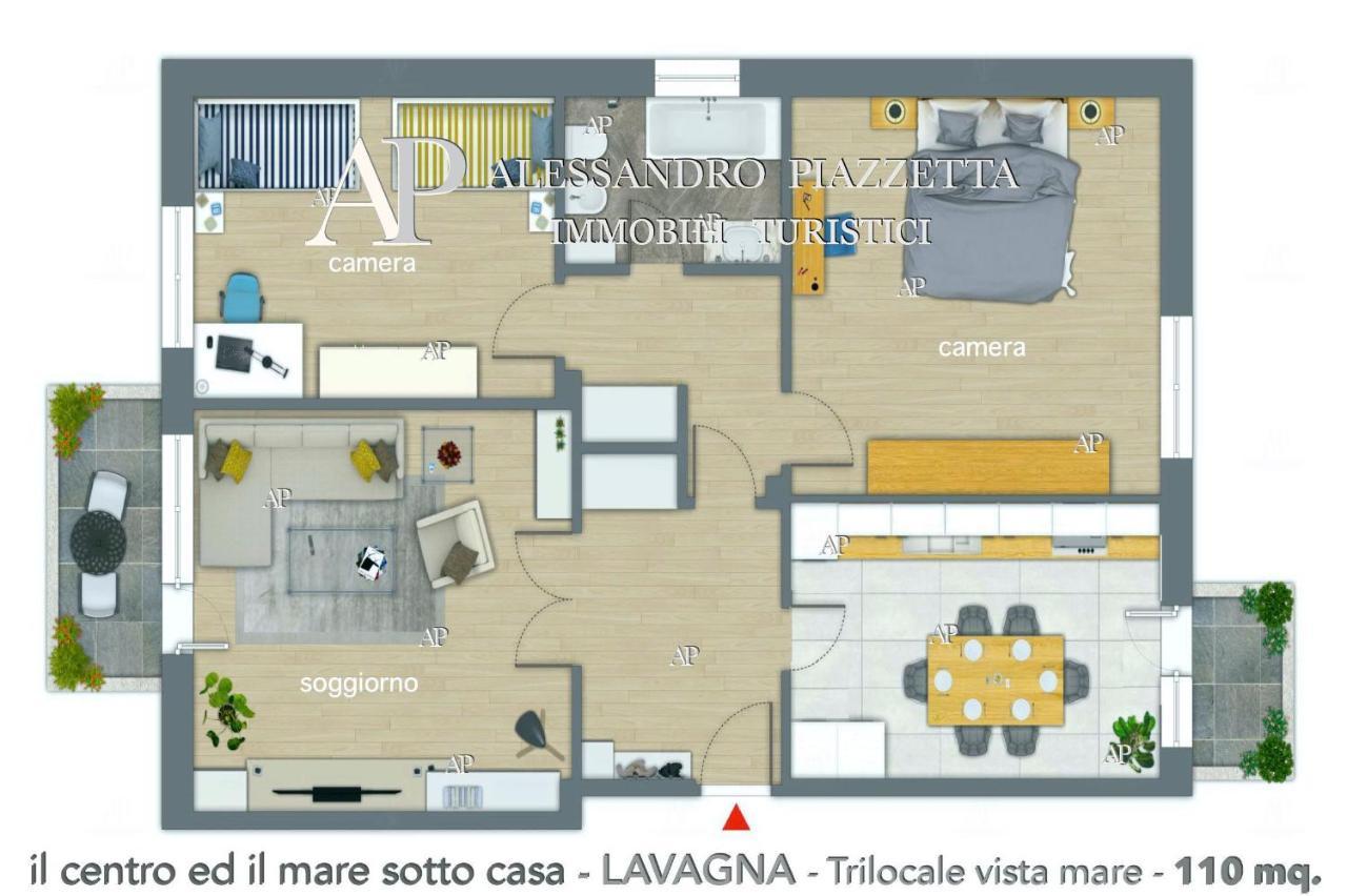 Il Centro Ed Il Mare Sotto Casa Apartment Lavagna Exterior photo